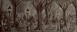 IN THE 'SECRET GARDEN' THEY BECAME VISIBLE TO OTHERS LIKE THEMSELVES