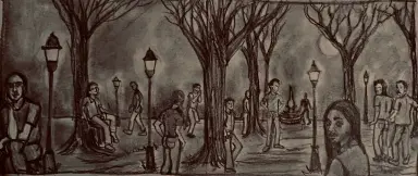 IN THE 'SECRET GARDEN' THEY BECAME VISIBLE TO OTHERS LIKE THEMSELVES