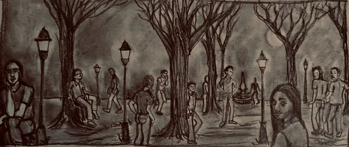 IN THE 'SECRET GARDEN' THEY BECAME VISIBLE TO OTHERS LIKE THEMSELVES