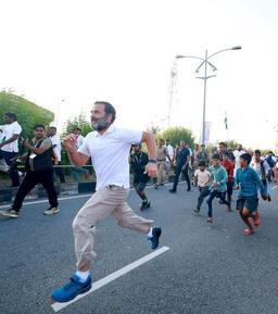 RAHUL GANDHI: TO KEEP FIT IS PART OF HIS WORK LIFE